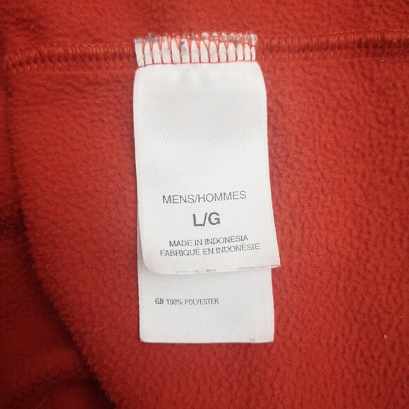 The North Face TKA100 Men's Size Large Red 1/4 Zip Fleece Sweat Shirt - Picture 6 of 12